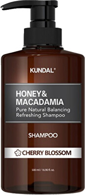 KUNDAL - Přírodní hydratační šampon Honey & Macadamia Cherry Blossom (Nature Shampoo)
