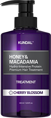 KUNDAL - Hydrointenzivní proteinová kúra na vlasy Honey & Macadamia Cherry Blossom (Treatment)