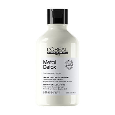 L'Oréal Professionnel - Šampon pro barvené a poškozené vlasy, pro lesk vlasů, déletrvající barvu, bohatá textura Serie Expert Metal Detox (Professional Shampoo)