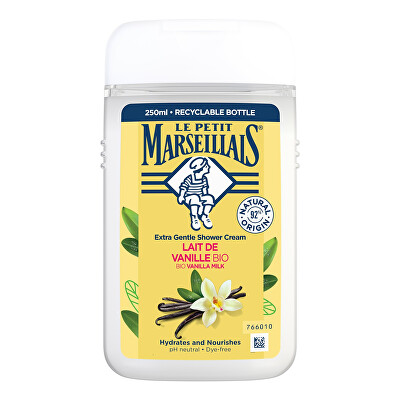 Le Petit Marseillais - Krémový sprchový gel BIO Vanilla Milk Shower Cream