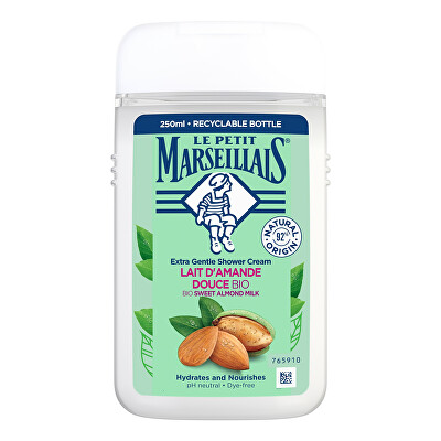 Le Petit Marseillais - Krémový sprchový gel BIO Sweet Almond Milk Shower Cream