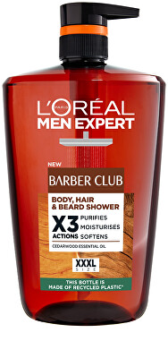 L'Oréal Paris  - Sprchový gel na tělo, vlasy a vousy Men Expert Barber Club (Body, Hair & Beard Shower)