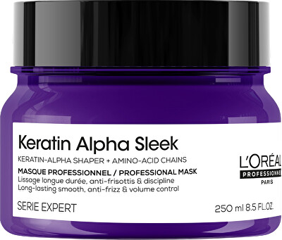 L'Oréal Professionnel - Mască de netezire pentru păr Keratin Alpha Sleek Mask