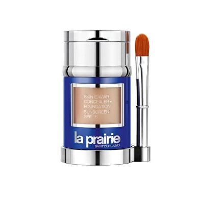 La Prairie - Luxusní tekutý make-up s korektorem SPF 15 (Skin Caviar Concealer Foundation) 30 ml + 2 g