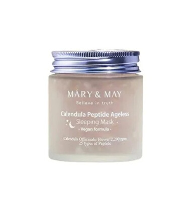 MARY & MAY - Noční pleťová maska Calendula Peptide Ageless Sleeping Mask