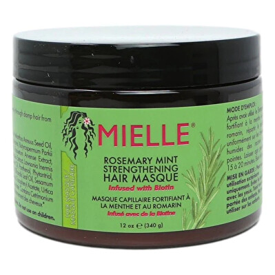 Mielle - Posilující vlasová maska Rosemary Mint (Strengthening Hair Masque) 340 g