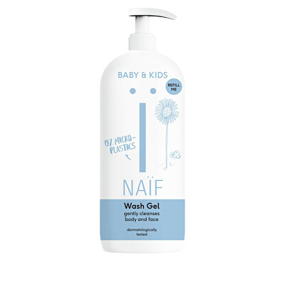 NAÏF - Čisticí a mycí gel pro děti a miminka Baby & Kids (Cleansing Wash Gel)