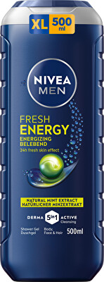 Nivea - Sprchový gél pre mužov Fresh Energy