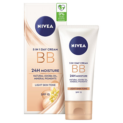 Nivea - Zkrášlující hydratační krém 5 v 1 BB Cream SPF 15 (5in1 Beautifying Moisturizer) 50 ml