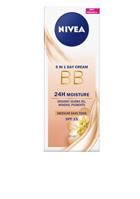 Nivea - Zkrášlující hydratační krém 5 v 1 BB Cream SPF 15 (5in1 Beautifying Moisturizer) 50 ml