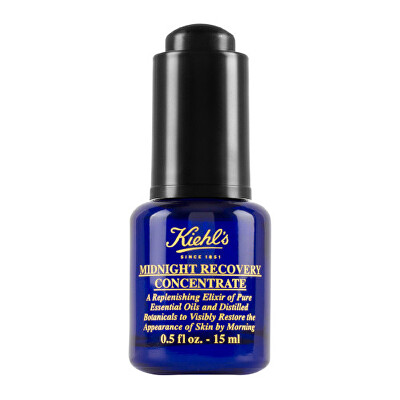 Kiehl's - Noční regenerační olejové sérum pro svěží vzhled pleti (Midnight Recovery Concentrate)