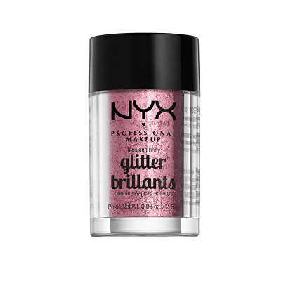 NYX Professional Makeup - Třpytky na tělo a obličej Face & Body Glitte 2,5 g
