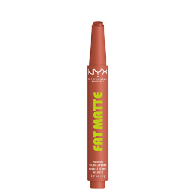 NYX Professional Makeup - Matný balzam na pery Fat Matte Smooth Color Lipstick 2 g