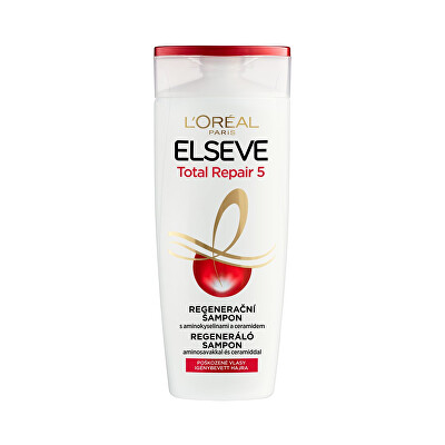 L'Oréal Paris  - Ošetřující šampon pro poškozené vlasy Elseve (Total Repair 5)