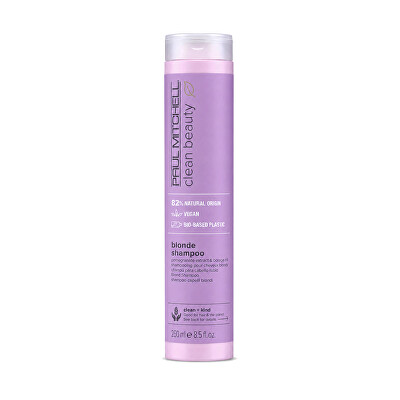Paul Mitchell - Sárga hajtónust semlegesítő sampon Clean Beauty (Blonde Shampoo)