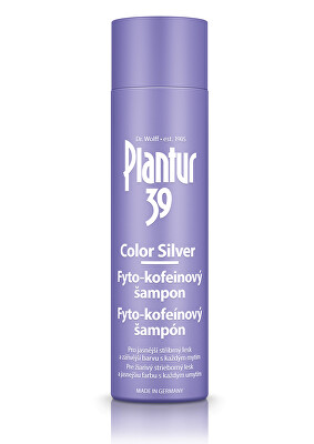 Plantur - Fyto-kofeinový šampon Color Silver neutralizující žluté tóny