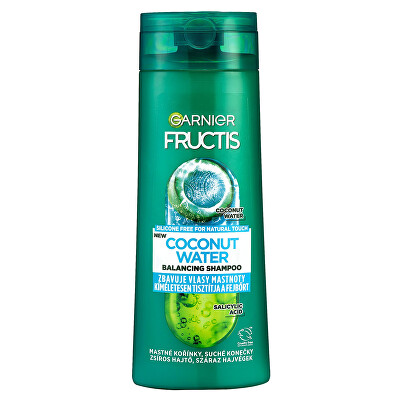 Garnier - Kókuszvíz erősítő sampon zsíros hajtövekre (Strengthening Shampoo)