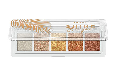 PUPA Milano - Paletka očních stínů Shine Bright (Eye Palette) 4 g