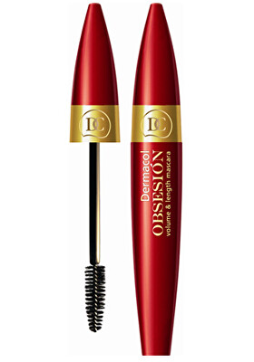 Dermacol - Řasenka pro objem a délku řas (Obsesión Volume & Length Mascara) 12 ml