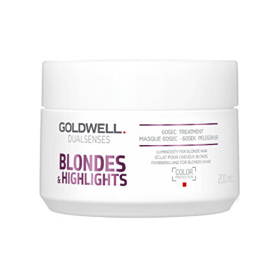 Goldwell - Regenerační maska neutralizující žluté tóny vlasů Dualsenses Blondes & Highlights (60 Sec Treatment)
