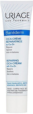 Uriage - Reparativní krém s obsahem mědi a zinku Bariéderm Cica (Repairing Cica-Cream With Cu-Zn)
