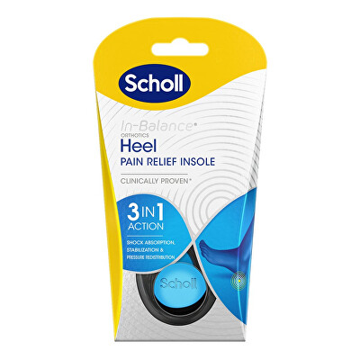 Scholl - Ortopedické vložky do bot In-Balance Heel (Pain Relief Insole) 1 pár