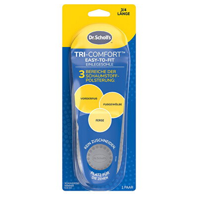Scholl - Vložky do bot Tri-Comfort Insoles 1 pár