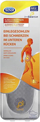 Scholl - Ortopedické vložky do bot In-Balance (Lower Back Insole) 1 pár
