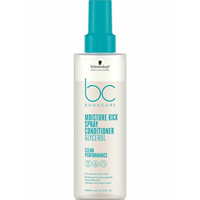 Schwarzkopf Professional - Öblítést nem igénylő kondicionáló spray normál és száraz hajraMoisture Kick(Spray Conditioner)