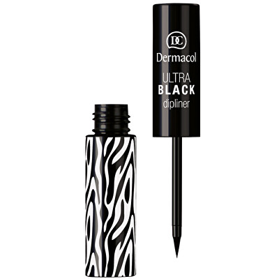 Dermacol - Tekuté oční linky (Ultra Black Dipliner) 2,8 ml