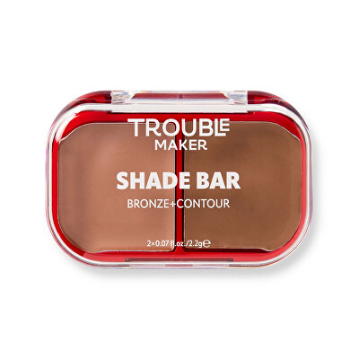 Trouble Maker - Paletka na tvář Shade Bar Bronze and Contour 2,2 g