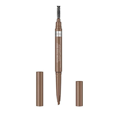 Rimmel - Tužka na obočí s kartáčkem Brow This Way (Fill & Sculpt Eyebrow Definer)