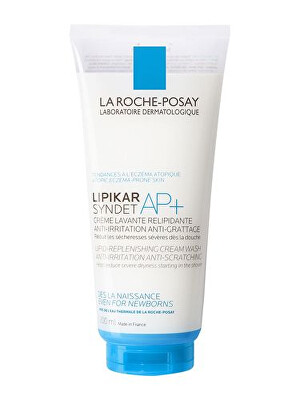 La Roche Posay - Ultra jemný čisticí krémový gel proti podráždění a svědění suché pokožky Lipikar Syndet AP+ (Lipid replenishing Cream Wash)