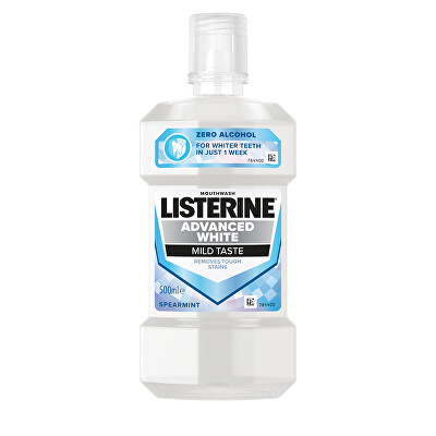 Listerine - Apă de gură cu efect de înălbire Advanced White Mild Taste