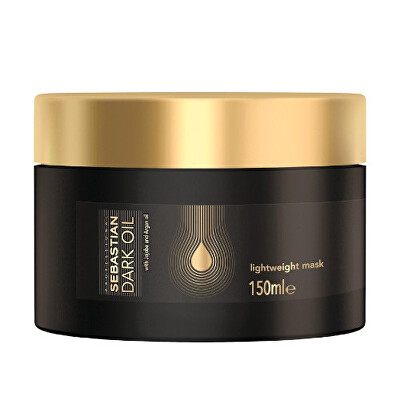 Sebastian Professional - Vyživující maska pro lesk a hebkost vlasů Dark Oil (Lightweight Mask)
