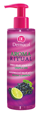 Dermacol - Antistresové tekuté mýdlo hrozny s limetkou Aroma Ritual (Stress Relief Liquid Soap)