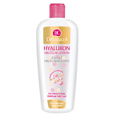Dermacol - Čisticí micelární voda s kyselinou hyaluronovou 400 ml