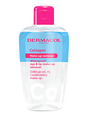 Dermacol - Dvoufázový odličovač voděodolného make-upu Collagen (Waterproof Eye & Lip Make-up Remover) 150 ml