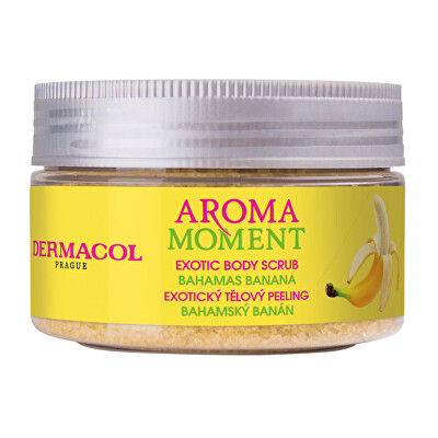 Dermacol - Cukrový tělový peeling Bahamský Banán Aroma Moment (Exotic Body Scrub) 200 ml