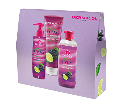 Dermacol - Dárková sada koupelové péče Hrozny s limetkou I.