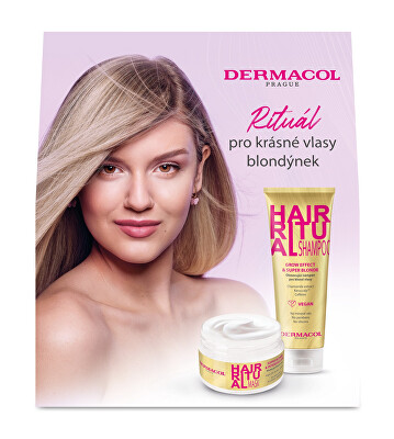 Dermacol - Dárková sada vlasové péče pro blond vlasy Hair Ritual Blonde