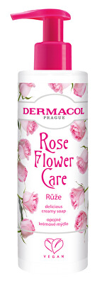 Dermacol - Opojné krémové mýdlo na ruce Růže Flower Care (Delicious Creamy Soap) 250 ml