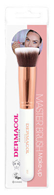 Dermacol - Kosmetický štětec na make-up s pouzdrem Rose Gold D51