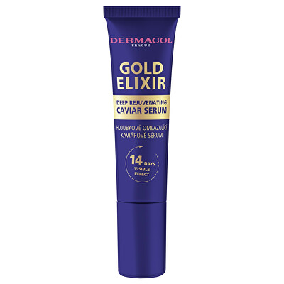 Dermacol - Omlazující kaviárové sérum Gold Elixir (Deep Rejuvenating Caviar Serum) 12 ml