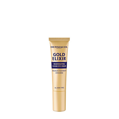 Dermacol - Omlazující kaviárový oční krém Gold Elixir (Rejuvenating Caviar Eye Cream) 15 ml