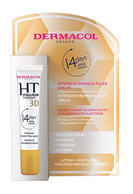 Dermacol - Remodelační protivráskové sérum 3D Hyaluron Therapy (Intensive Wrinkle-Filler Serum) 12 ml