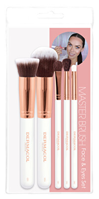 Dermacol - Sada kosmetických štětců Rose Gold D51, D55, D81, D82, D83