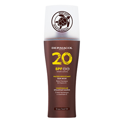 Dermacol - Voděodolné opalovací mléko SPF 20 (Sun Milk) 200 ml