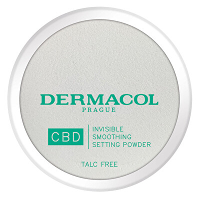 Dermacol - Matující fixační pudr s CBD (Invisible Smoothing Setting Powder) 8 g