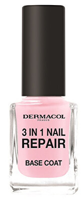 Dermacol - Zpevňovač na nehty 3in1 Nail Repair (Base Coat) 11 ml
